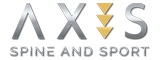The Axis Spine and Sport - Gilbert website scrolling logo